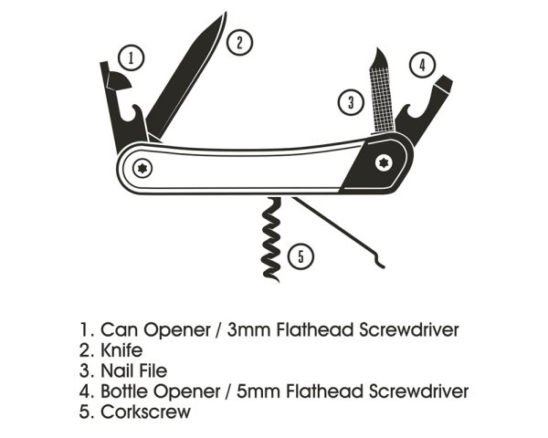 Gentlemen's Hardware Multiverktyg Fickkniv