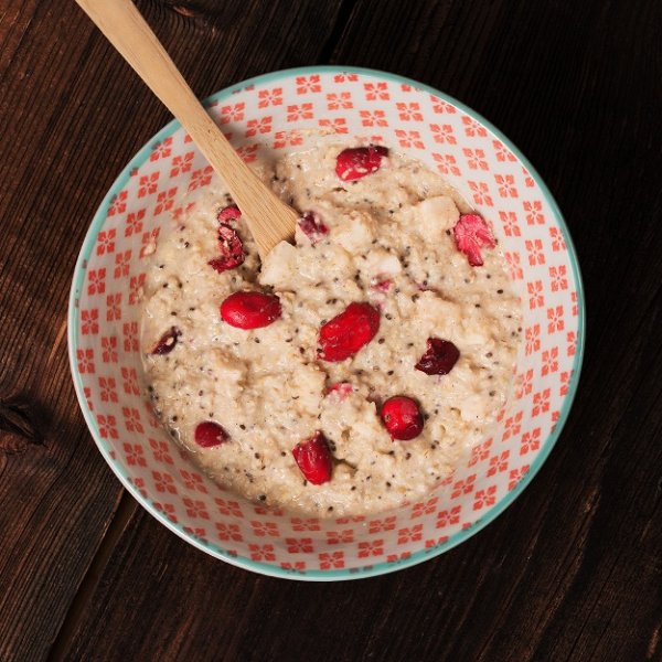 LyoFood | Organic porridge with apple, cranberry, cinnamon & chia | Frysetørket mat | 70g