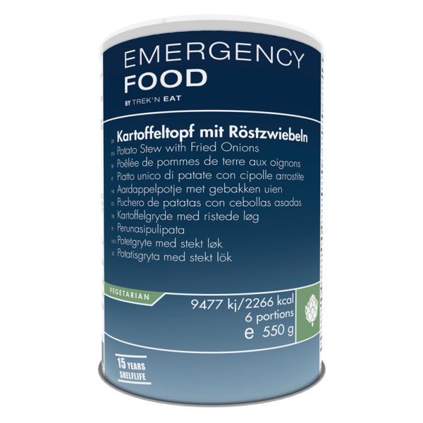 Emergency Food | Potetgryte med stekt løk | Frysetørket mat | 550g