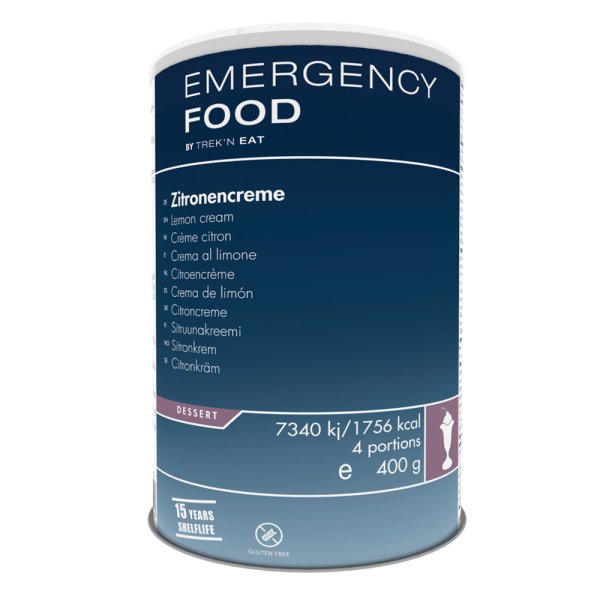 Emergency Food | Zitronencreme | Gefriergetrocknete Lebensmittel | 400g