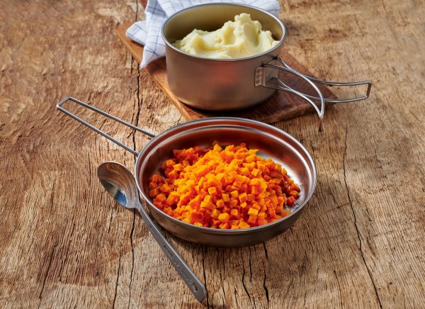 Emergency Food | Karottenwürfel | Gefriergetrocknete Lebensmittel | 400g