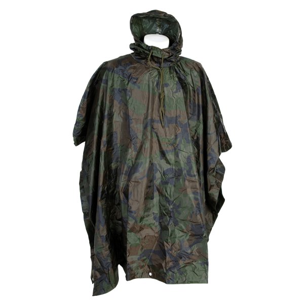 Poncho heavy woodland