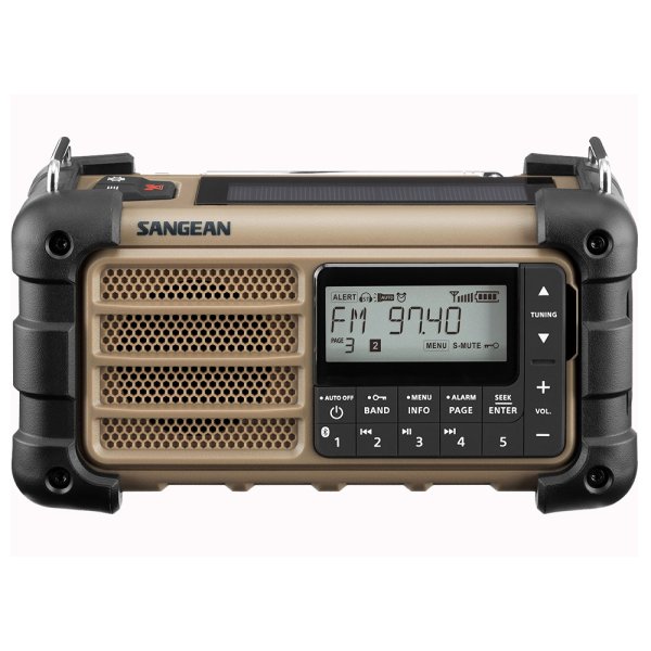 Sangean MMR99 Desert Tan | Kurbelradio mit Powerbank 