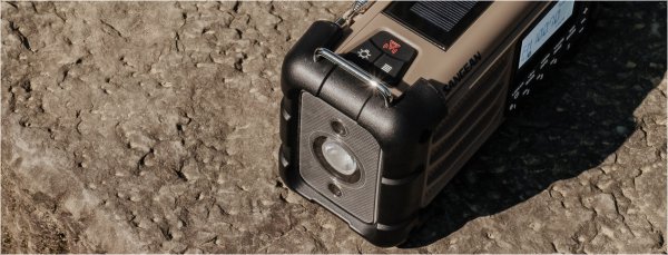 Sangean MMR99 Desert Tan | Kurbelradio mit Powerbank 