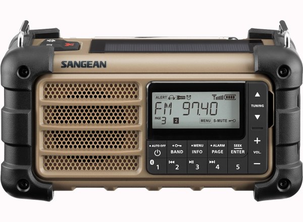 Sangean MMR99 Desert Tan | Kurbelradio mit Powerbank 