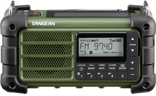Sangean MMR99 Grün | Kurbelradio mit Powerbank 