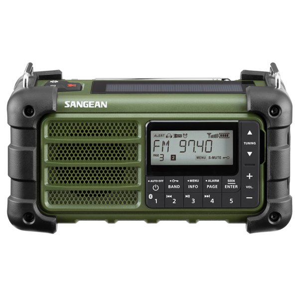 Sangean MMR99 Grün | Kurbelradio mit Powerbank 