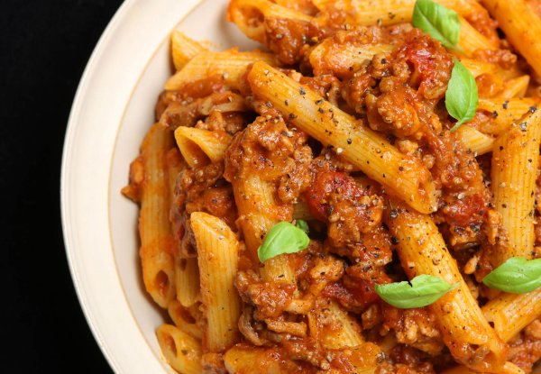 Adventure Menu | Penne Bolognese mit Parmesan Große Portion | Gefriergetrocknete Lebensmittel | 158g