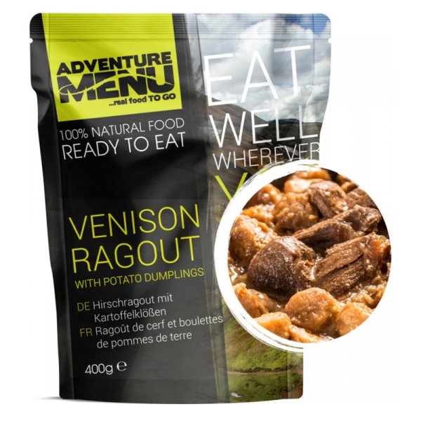 Adventure Menu | Venison ragout with dumplings | MRE | 400g