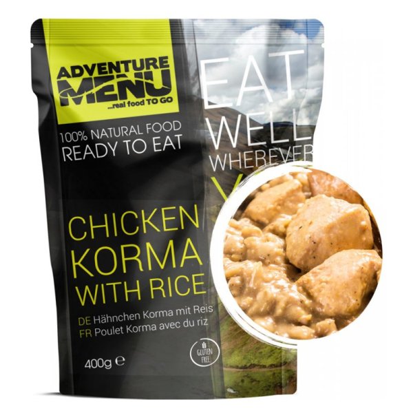 Adventure Menu | Chicken Korma mit Reis | MRE | 400g