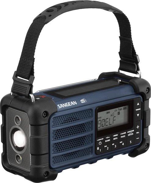 Sangean MMR99 DAB Blue | Kurbelradio mit Powerbank