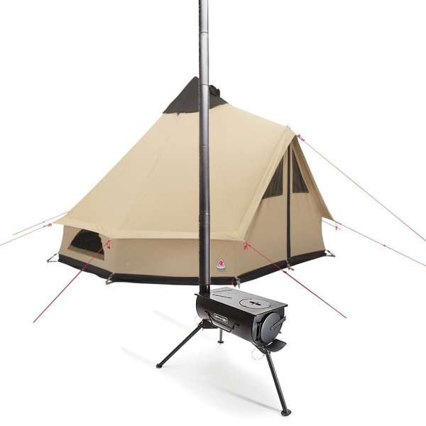 Robens Klondike Grande & Petromax Loki | Zelt mit Kocher
