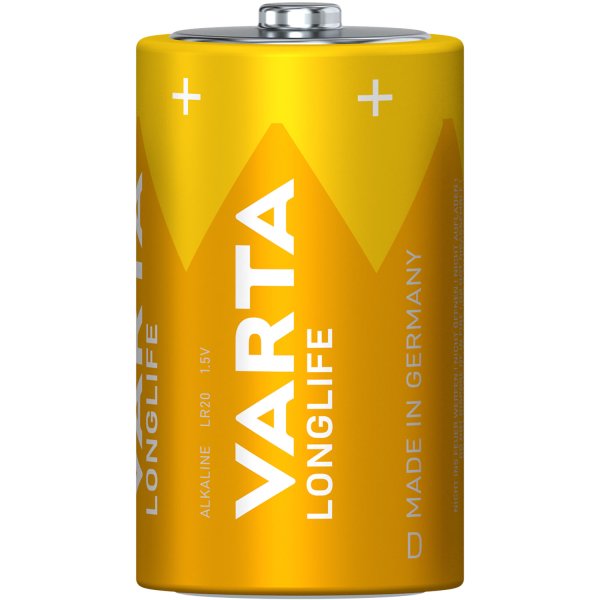 Varta Longlife D-Batterie 2er-Pack