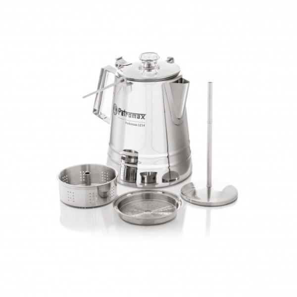 Petromax 1,5 liters perkolator i rustfritt stål