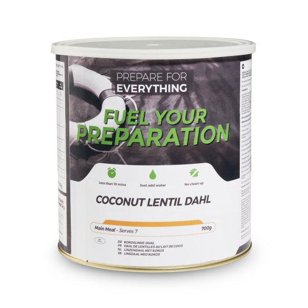 Fuel Your Preparation | Kokosnuss-Linsen-Dahl | Gefriergetrocknete Lebensmittel | 700g