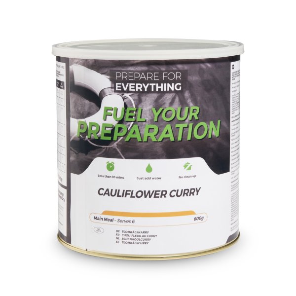 Fuel Your Preparation | Blomkål i karri | Frysetørket mat | 600g