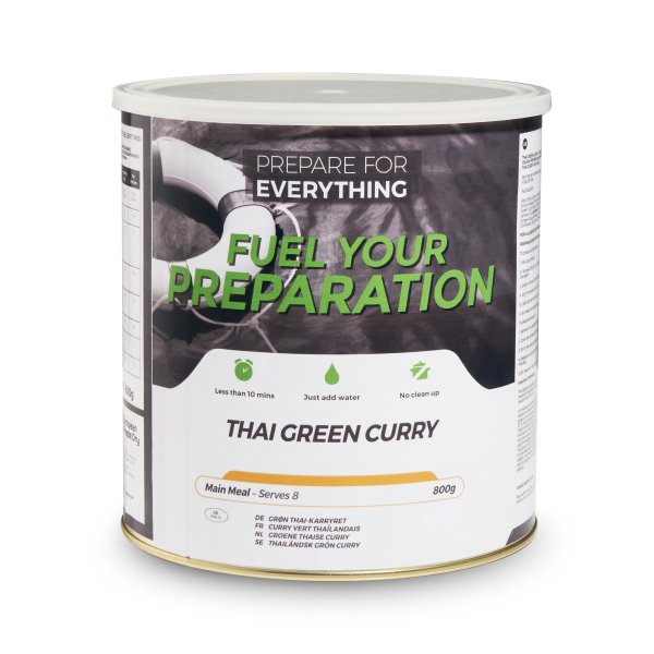 Fuel Your Preparation | Thai Green Curry | Gefriergetrocknete Lebensmittel | 800g