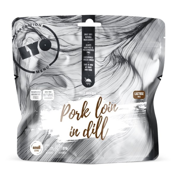 LyoFood | Schweinelende in Dill | Gefriergetrocknete Lebensmittel | 77g