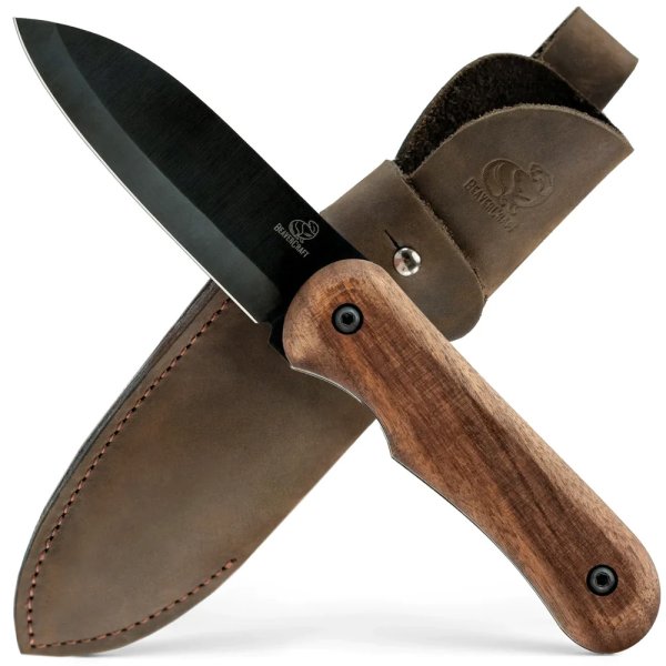 BeaverCraft Kompaktes Bushcraft-Messer BSH5