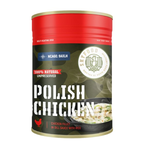 Sky Food | Polsk Kylling Selvoppvarmingsboks | MRE | 400g