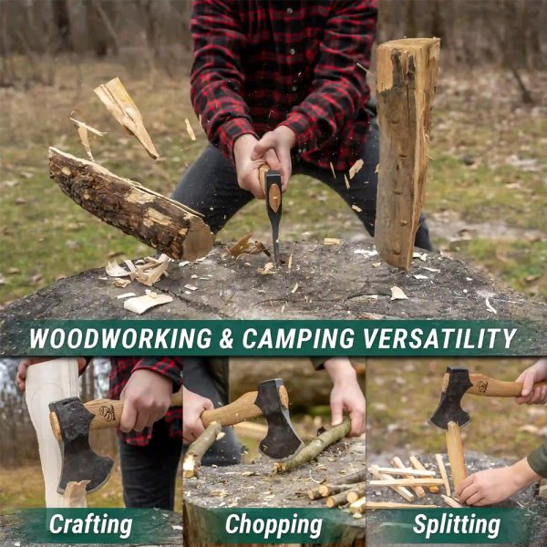 BeaverCraft | Woodcraft Bushcraft Klyveøks | AX3