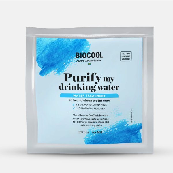 Biocool Purify My Drinking Water 10 tbl | Wasserreinigungstabletten