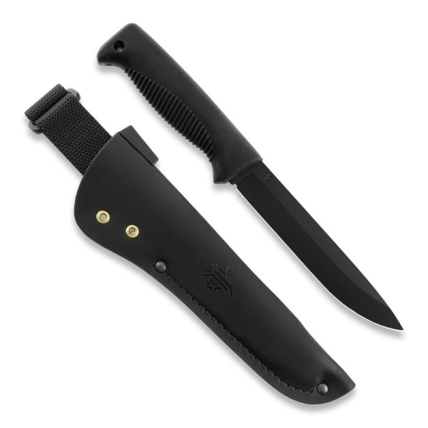 Peltonen M95 Ranger Puukko | PTFEschwarz | TPEschwarz | Lederschwarz