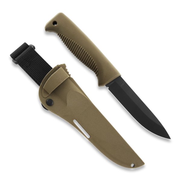 Peltonen M07 Ranger Puukko | PTFEblack | TPEcoyote | Compositecoyote
