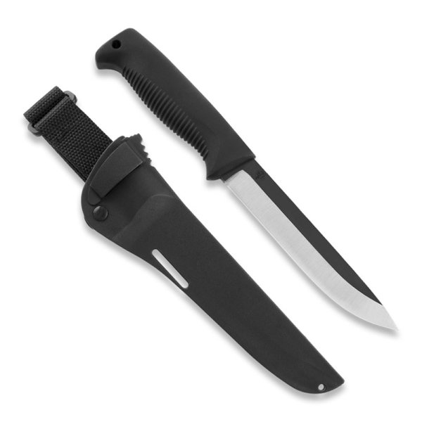 Peltonen M95 Ranger Puukko | Unbeschichtet | TPEschwarz | Kompositschwarz
