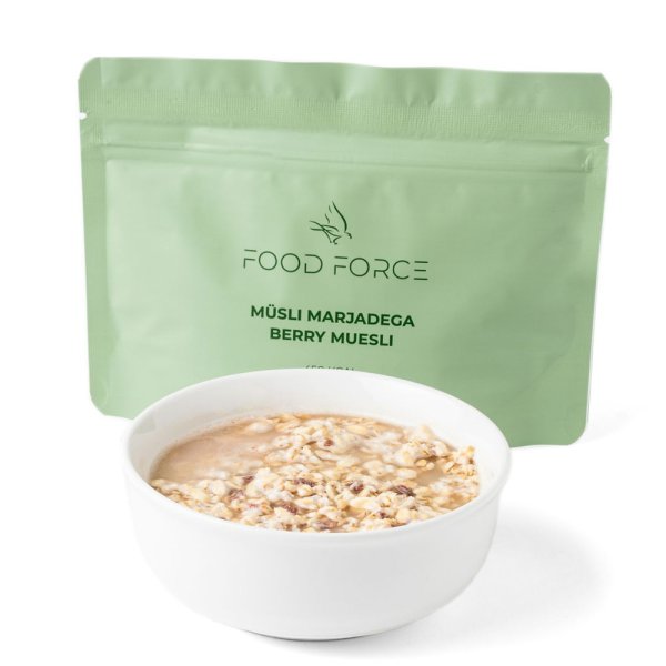 Food Force | Beerenmüsli | Gefriergetrocknete Lebensmittel | 100g