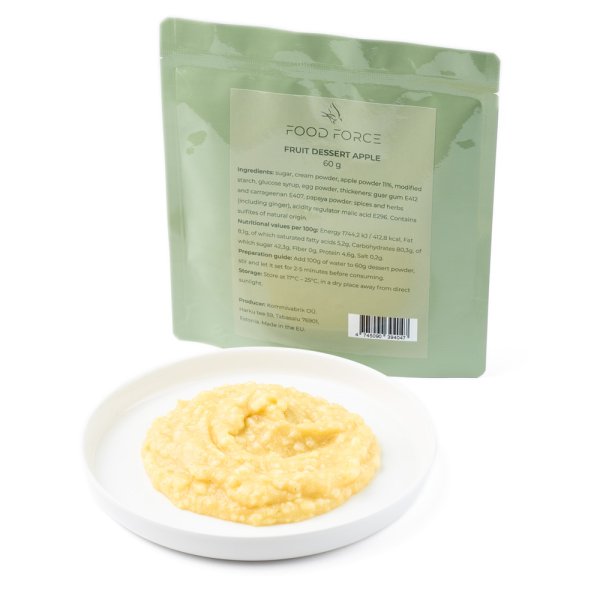 Food Force | Fruit Dessert Apple | Frystorkad mat | 60g