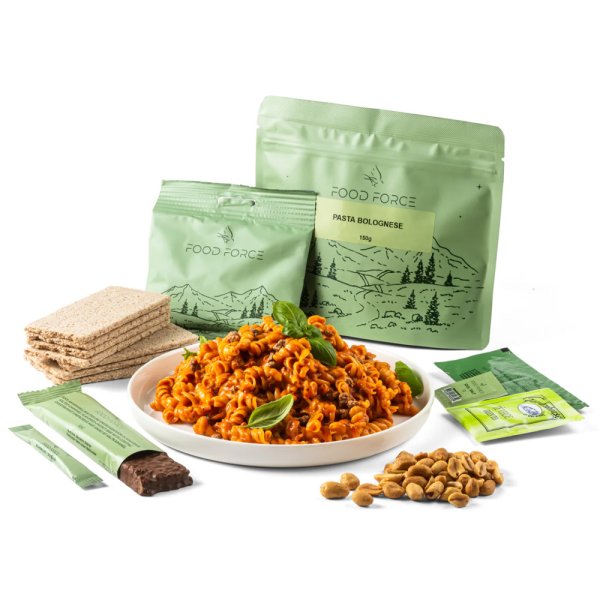 Food Force | Pasta Bolognese Hauptgericht | Gefriergetrocknete Lebensmittel | 307 g