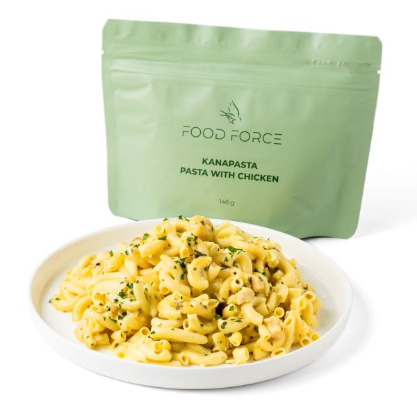 Food Force | Pasta mit Huhn | Gefriergetrocknete Lebensmittel | 146g