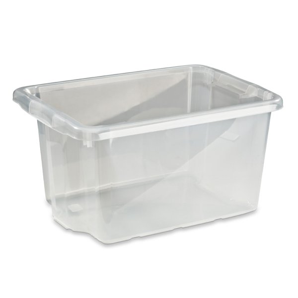 Förvaringsbox Nordic 33L Transparent 