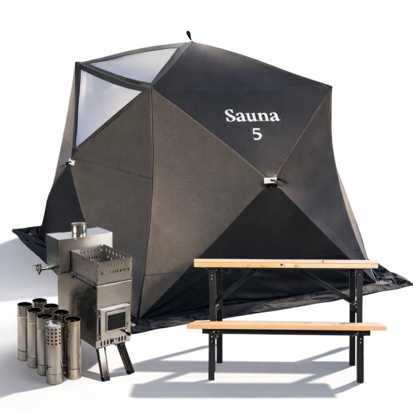 Saunazelt Sauna 5 Komplett