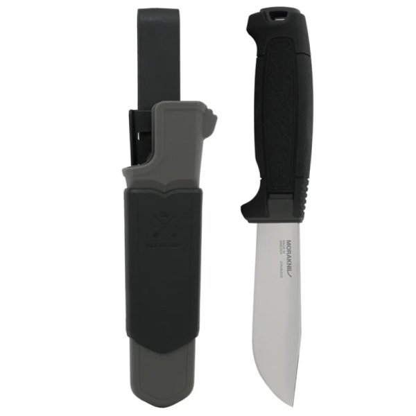 Morakniv Amberg Full Flat Schwarz | Edelstahl