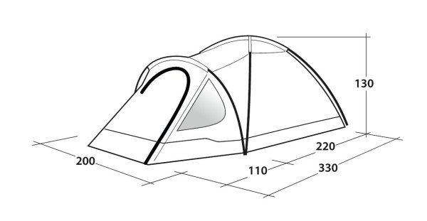 Outwell Cloud 3 | Zelt | 3 Personen