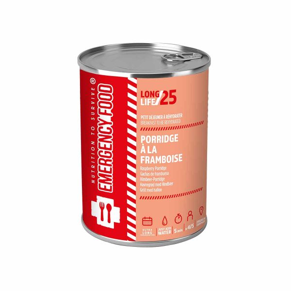 NTS Emergency Food | Himbeerbrei | Gefriergetrocknete Nahrung | 2500g