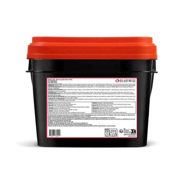 Readywise Coffee | 360 Portionen | Lange Haltbarkeit | 680g