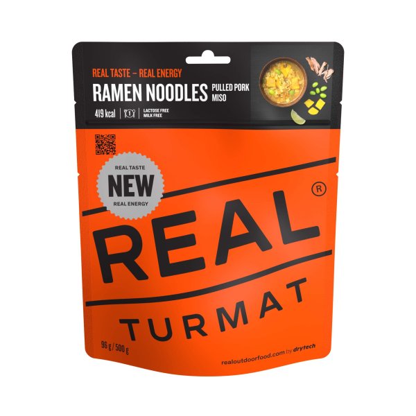 Real Turmat | Ramen med nudler | Frysetørket mat | 96g