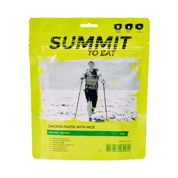 Summit To Eat | Hühnchen Fajita mit Reis | Gefriergetrocknete Nahrung | 213g