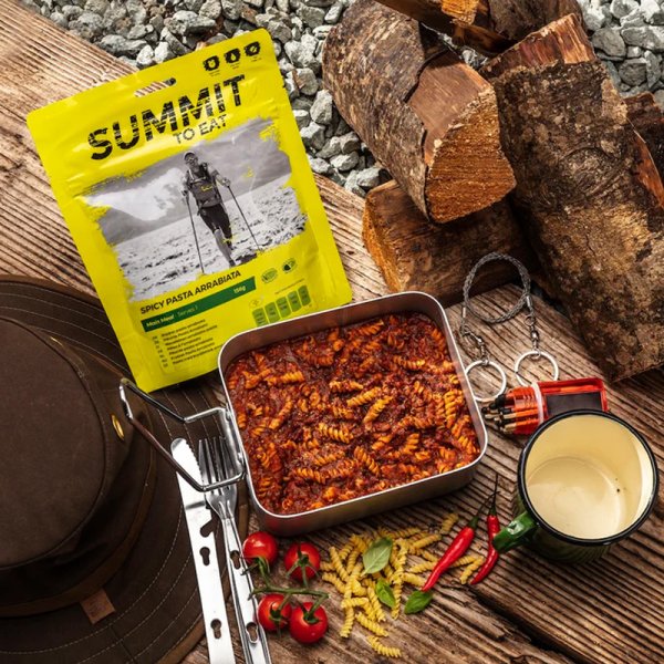 Summit To Eat | Pikante Pasta Arrabiata | Gefriergetrocknete Lebensmittel | 140g