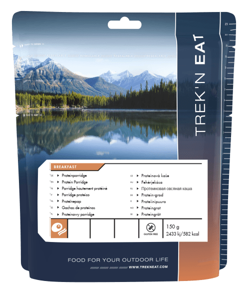 Trek`n Eat | Proteingrøt - frysetørket mat - porsjonspakke - 150 g | Frysetørket mat | 150g